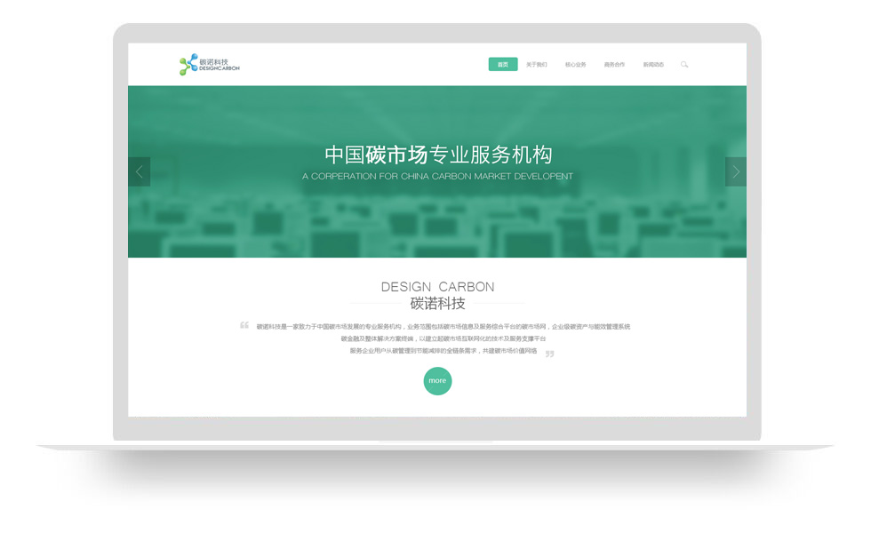 碳诺科技网站建设项目